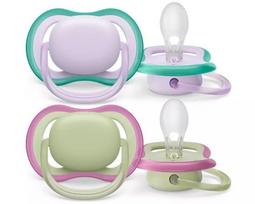 Čiulptukai Philips Avent SCF085/24, 2 vnt, 0-6 mėn, rožinis/žalias