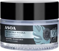 Veido kaukė Asoa mėlynasis molis, 120 ml