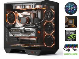 Kompiuteris HydroX Ryzen 5 9600X 32GB 1TB SSD RTX 5060Ti Windows 11 Black
