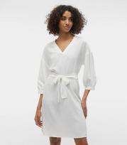 Vero Moda moteriška suknelė 10304158*02, baltas/cl, S