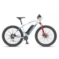 Elektrinis Prophete MTB Graveler Big & Fast 27.5" // 8G, dydis 19" (48 cm) (balta/žalsva)