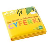 Minkšta edukacinė ir vonios knygelė kūdikiams Akuku skaičiukai, 1 vnt.