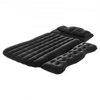 Automobilio oro čiužinys 186x113x12 cm juodas, pripučiamas, nešiojama miegamoji pagalvėlė