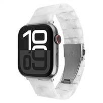 Fixed | Resin Strap for Apple Watch 38/40/41mm | Cloud White | Epoxy resin|FIXREST-436-CW