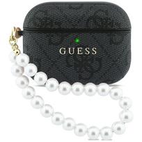 Guess 4G Pearl Strap dėklas AirPods Pro 3 - juodas