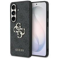 Guess 4G Big Metal Logo dėklas Samsung Galaxy S26 Plus - Juodas