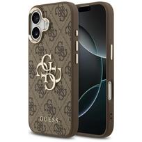 GUESS dėklas IPHONE 17 GUHCP17S4GMGCBR (PU W / Didelis 4G Klasikinis Logotipas) auksinės rudos
