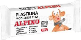 Plastilinas ALPINO 150g baltas