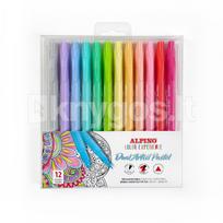 Flomasteriai ALPINO Color experience dual artist 12vnt