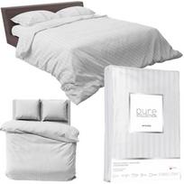 Patalynės komplektas Satinas Pure 180x200cm Deco4Home Sidabro