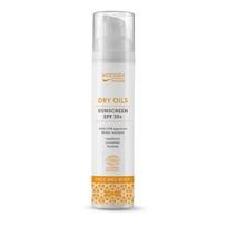 Kūno kremas nuo saulės Wooden Spoon Dry Oils SPF 35, 100 ml