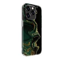 Evelatus PC Dizaino dėklas Apple iPhone 15 Pro Max Tamsiai Žalias Marmuras