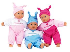 Minkšta lėlė Dolls World Little Love 21 cm su nuimama apranga