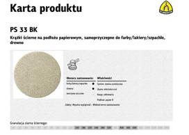 KLINGSPOR SALYVAI KLIPUS ABRAZYVINIS DISKAS 225mm PS33BK thk.180 /50vnt.