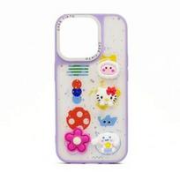 Aizmugurējais vāciņš iLike Apple iPhone 15 Pro Max EPOXY CARTOON COVER Pink 4752192072650 ILIAPP15PMECP (4752192072650)