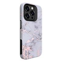 Evelatus TPU+PC Apsauginis dėklas Apple iPhone 15 Pro Max Marble Silver