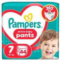 Pampers Active Baby Pants Sauskelnės, 7 Dydis, 44 vnt.