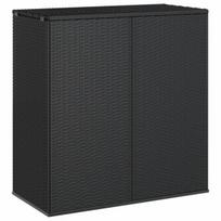 vida XL sodo dėžė, juoda, 100 x 49 x 103,5 cm.