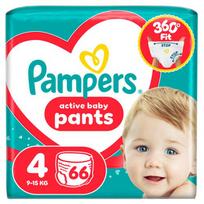 Pampers Active Baby Pants Sauskelnės, 4 Dydis, 66 vnt.