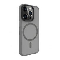 Evelatus Apple iPhone 15 Pro hibridinis dėklas su Magsafe PC+TPU sidabrinis, Evelatus Apple  iPhone 15 Pro Hybird Case With Magsafe PC+TPU Silver