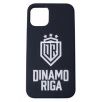 „Evelatus iPhone 12 Pro“ silikoninis dėklas, minkštas lietimui, DR logotipas, N4, baltas ir juodas