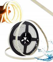 Atspari vandeniui Led juosta Cob 24v, 9w/m, 3000k, 5m, Ip68