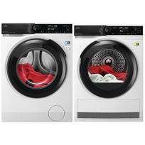 AEG 8 kg + 8 kg - Skalbimo mašina + džiovyklė