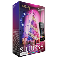 Twinkly Candies LED Christmas tree lights TWKP100RGB-T 6 m 100 pearl-shaped lights