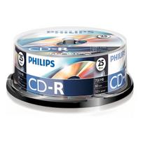 Philips - 25 x CD-R - 700MB (80 Min) 52x - Spindel (CR7D5NB25/00)