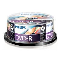 Philips DM4S6B25F - 25 x DVD-R - 4,7GB (120 Min.) 16x - Spindel (DM4S6B25F/00)