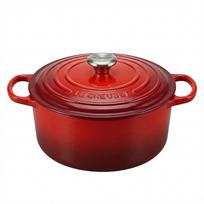 Le Creuset Signature Bräter rund 24 cm nectar