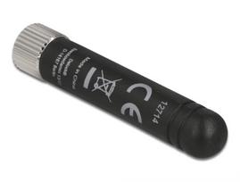 Delock WLAN 802.11 b/g/n Antenne RP-SMA Stecker 1,7 - 3,7 dBi schwarz