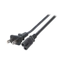 EFB-Elektronik Netzleitung USA/NEMA 1-15P - C7 180° (Euro 8), schwarz, 1,8 m , SPT-2 AWG18 x Hersteller: EFB Elektronik (EK496.1,8)