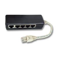 EFB-Elektronik ISDN 5-fach Adapter, RJ45 Stecker / 5 x RJ45 Buchse, terminiert Hersteller: EFB Elektronik (K5117.015)
