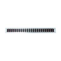 EFB-Elektronik Bestückte Frontblende mit 24 x SC Duplex Kupplung OM3 vertikal, grau Hersteller: EFB Elektronik (SB-FP-24SC-D-V-OM3)