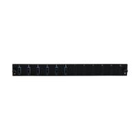 EFB-Elektronik Bestückte 12 Port Frontblende mit 6 x SC Duplex Kupplung OS2 vertikal, schwarz Hersteller: EFB Elektronik (SB-FP-S-6SC-D-V-OS2)