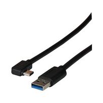 EFB-Elektronik USB 3.2 Gen1 5Gbit 3A Kabel, Typ-A ,Stecker - Typ-C Stecker 90°, 1m Hersteller: EFB Elektronik (EBUSBC-USBC5GAK.1)