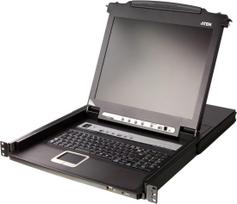 ATEN CL5708MW FR KVM Switch 8-Port 17.3inch LCD SingleRail PS/2-USB VGA