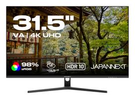 JAPANNEXT 4K UHD Monitor 80 cm (31,5) 3840x2160 Pixel,VA Panel, 5 ms, 60 Hz, AMD FreeSync, HDMI, DisplayPort (JN-V315UHDR)