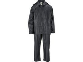 Kostiumas nuo lietaus universalus Vorel Navy Compact 74657, juoda sp., L dydis