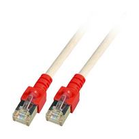 EFB-Elektronik RJ45 Patchkabel Cat.5e SF/UTP PVC Tülle rot CCA crossed grau 1m Hersteller: EFB Elektronik (K5450.1)