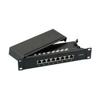 EFB Elektronik EFB-Elektronik Mini - Patch Panel - geeignet für Wandmontage, Rack montierbar - RJ-45 X 8 - Grau, RAL 7035 - 1U - 25.4 cm (10)