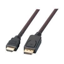 EFB-Elektronik DisplayPort/HDMI Kabel Full HD,A-A St-St, 5m, schwarz Hersteller: EFB Elektronik (K5561SW.5V2)