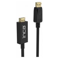 Cian Technology GmbH INCA DisplayPort zu HDMI Kabellae.1.8 m 10.2Gbit/s max. - Digital/Display/Video