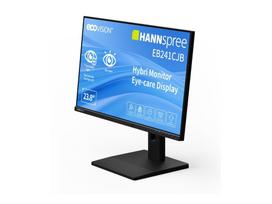 Hannspree EB241CJB 23.8 Full HD Hybrid Monitor, USB-C (65W PD), HDMI, DP, Pivot, Lautsprecher (EB241CJB)