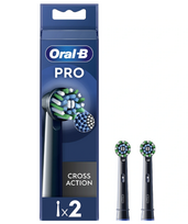 KOŃCÓWKI ORAL-B EB50BRB-2 PRO CROSSACTION BLACK (2-PAK)