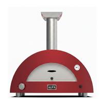 Alfa Forni Moderno 2 Pizze Hybrid Pizza Oven antique red
