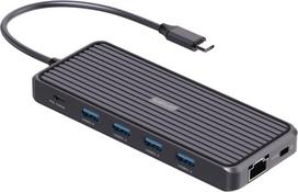 4smarts SmartDock 11w1 | 4x USB-A | USB-C PD 100W | RJ45 | Audio/Mic | HDMI | 2x DP
