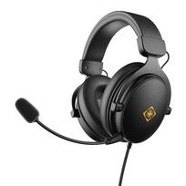 Deltaco GAM-190 Gaming Headset Proteinleder 3,5 mm Kabel schwarz