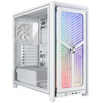 Corsair FRAME 4000X RS Midi-Tower PC-Gehäuse weiß mit 3x RS120 RGB-Lüftern